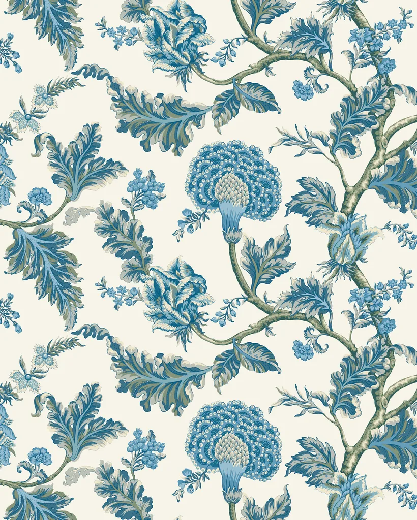 Kravet Design Ronald Redding Astoria W4406 in Blue (W4406.5.0)