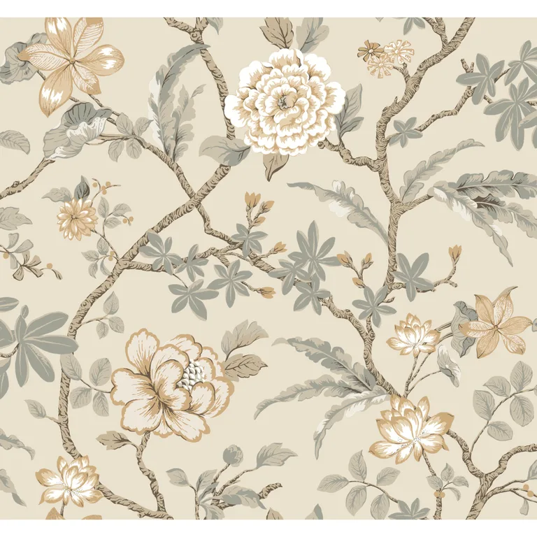 Kravet Design Ronald Redding Astoria W4409 in Beige & Grey (W4409.1611.0)