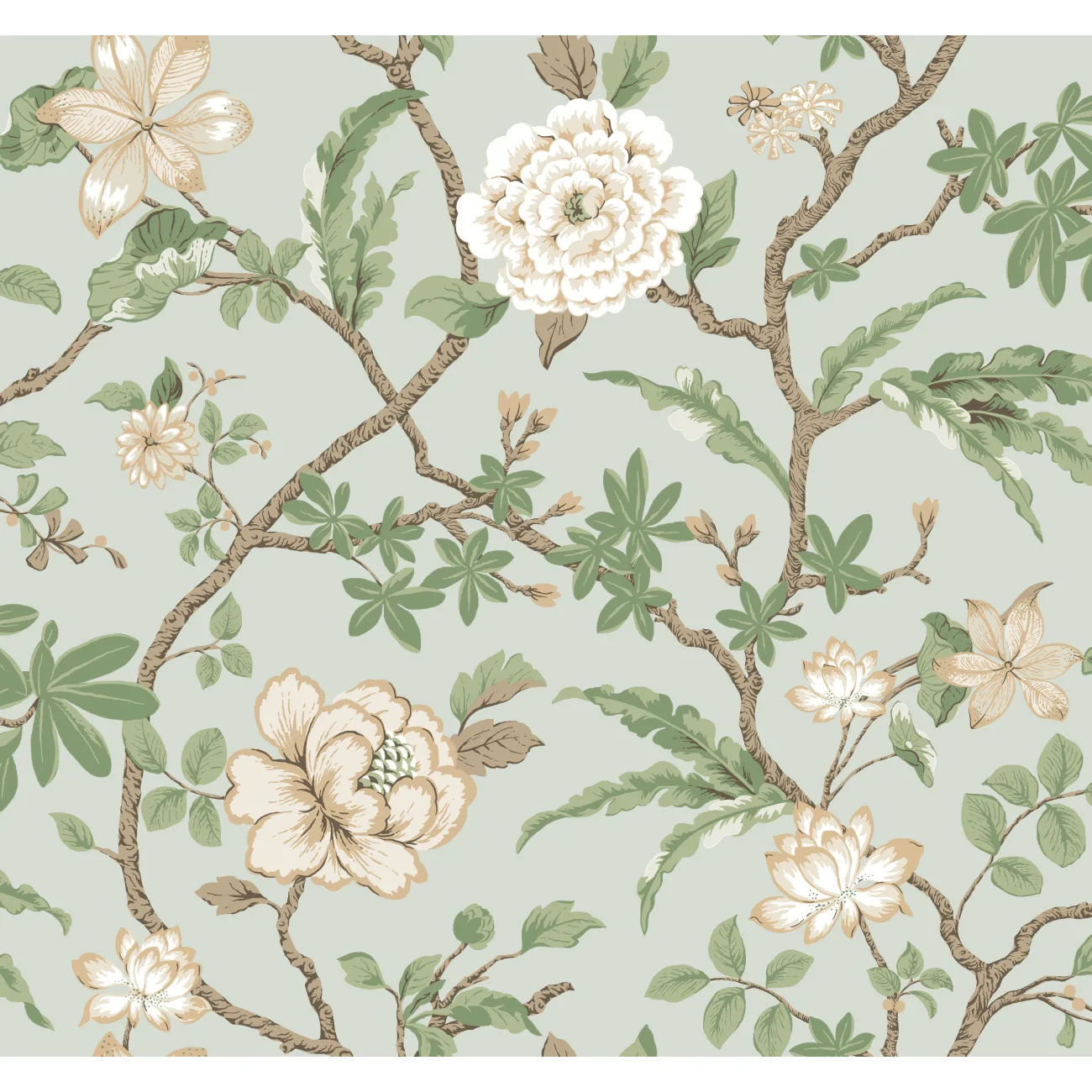 W4409.1630.0 | Ronald Redding Astoria W4409 – Beige & Green