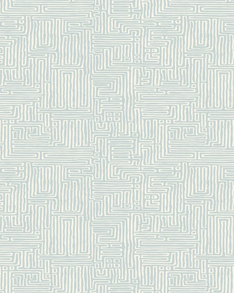 Kravet Design Ronald Redding Astoria W4410 in Blue & Light Blue (W4410.15.0)