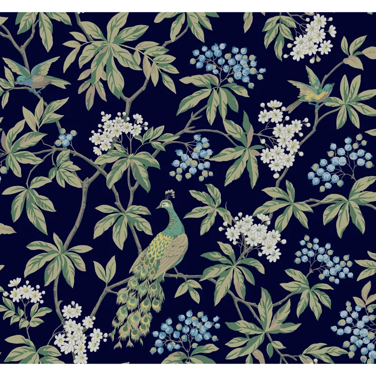 Kravet Design Ronald Redding Astoria W4413 in Dark Blue & Blue (W4413.50.0)