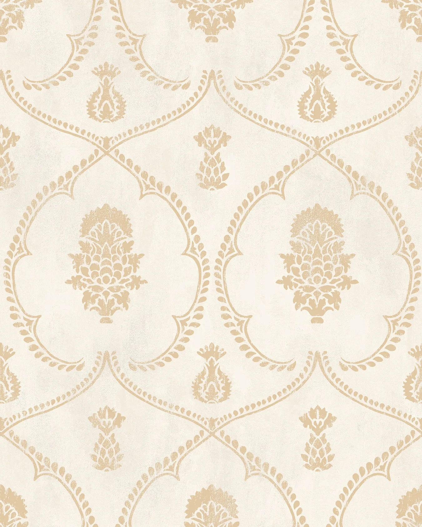 Kravet Design Ronald Redding Astoria W4414 in Gold & Metallic (W4414.4.0)