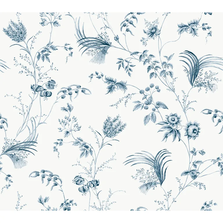 Kravet Design Ronald Redding Astoria W4415 in Blue & Dark Blue (W4415.5.0)