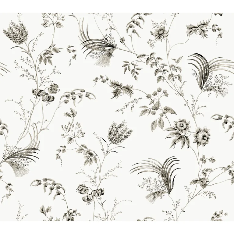 Kravet Design Ronald Redding Astoria W4415 in Black (W4415.8.0)