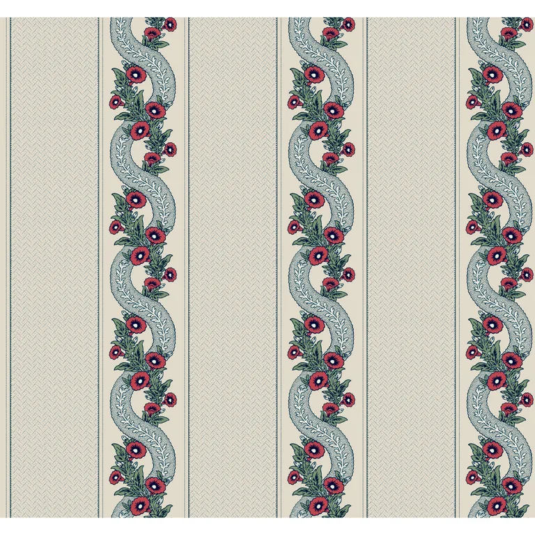 Kravet Design Ronald Redding Astoria W4417 in Red & Green (W4417.319.0)