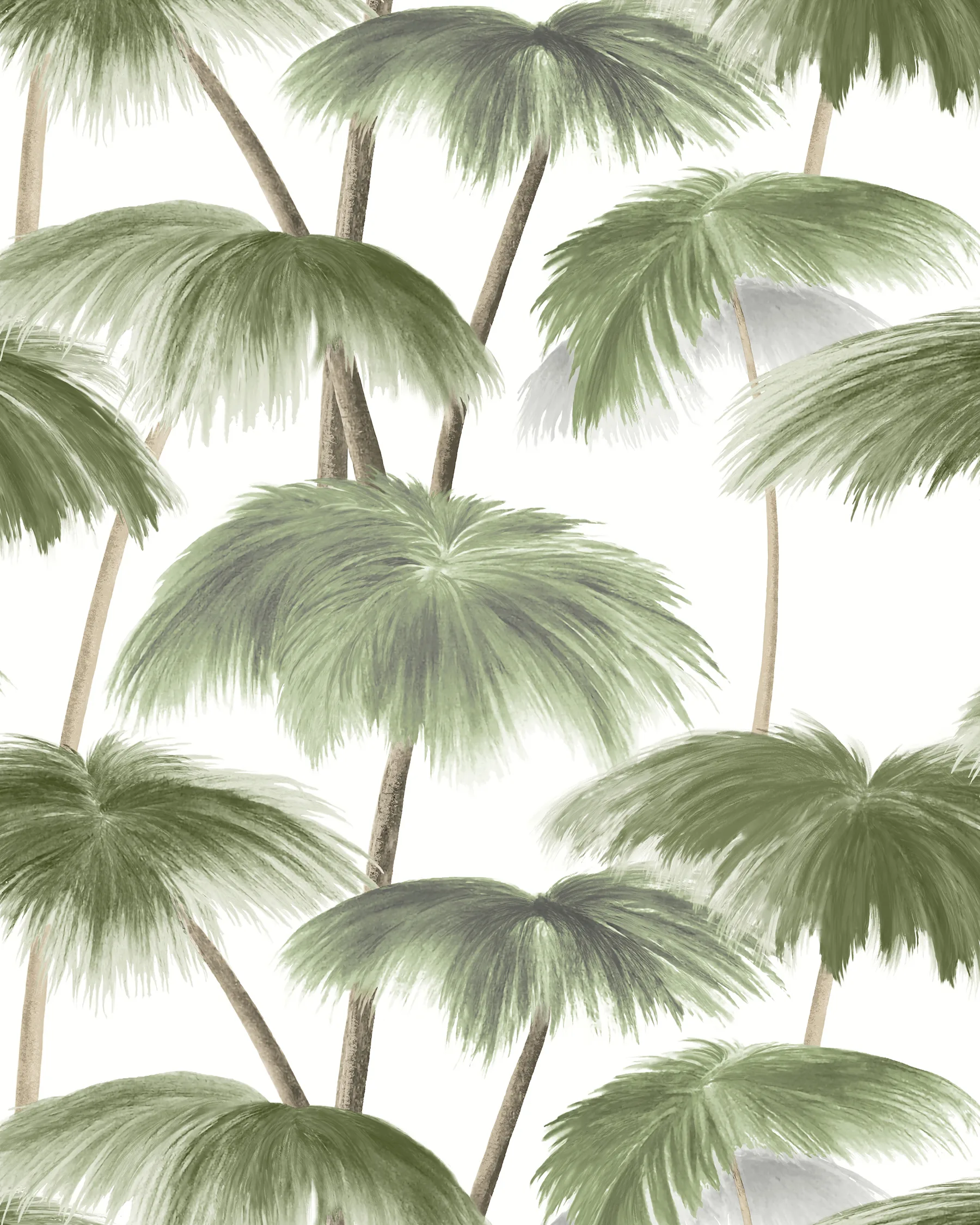 Kravet Design Lemieux Et Cie Signature Wallcovering W4424 in White & Green (W4424.3.0)