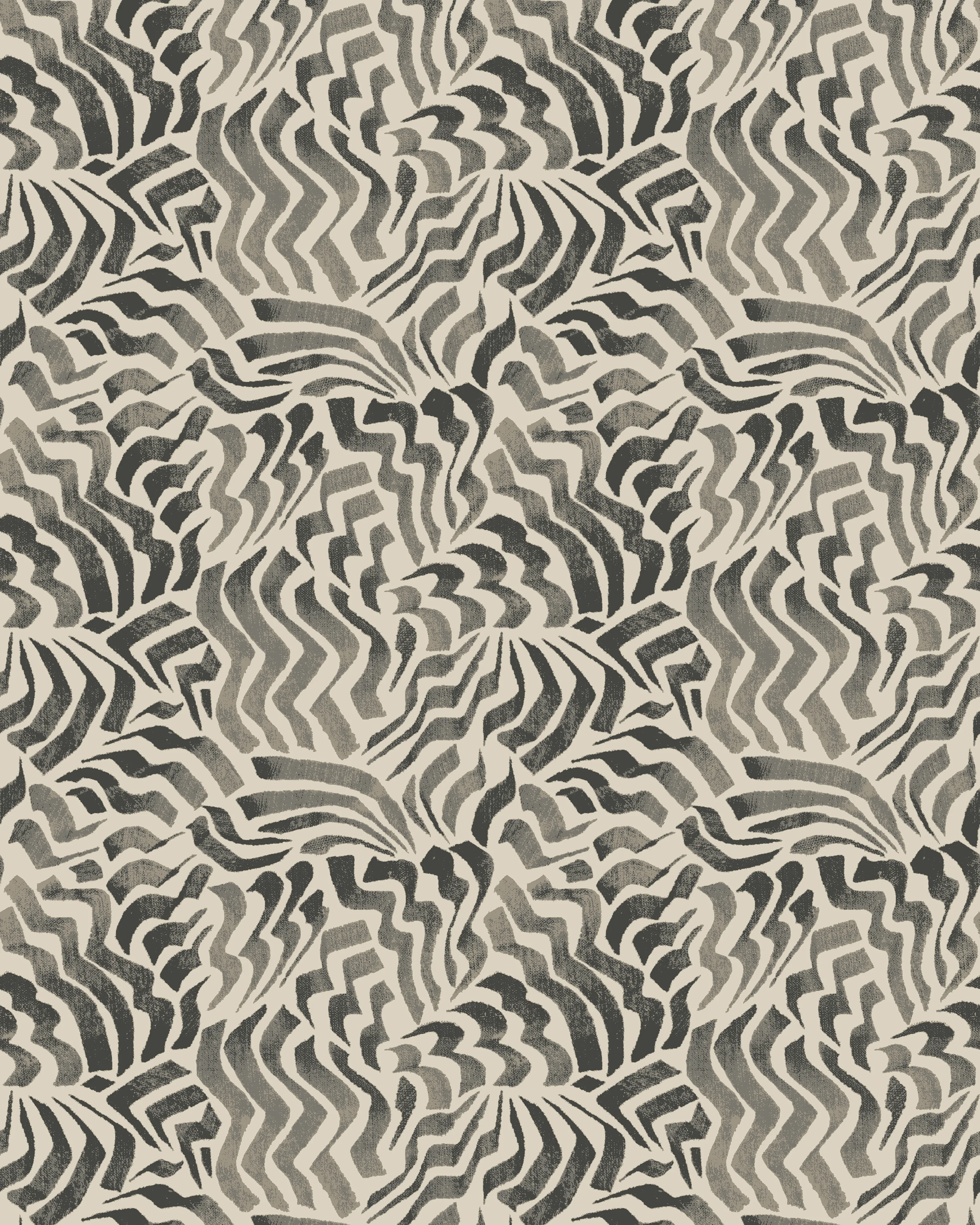 Kravet Design Lemieux Et Cie Signature Wallcovering W4426 in Ivory & Charcoal (W4426.21.0)