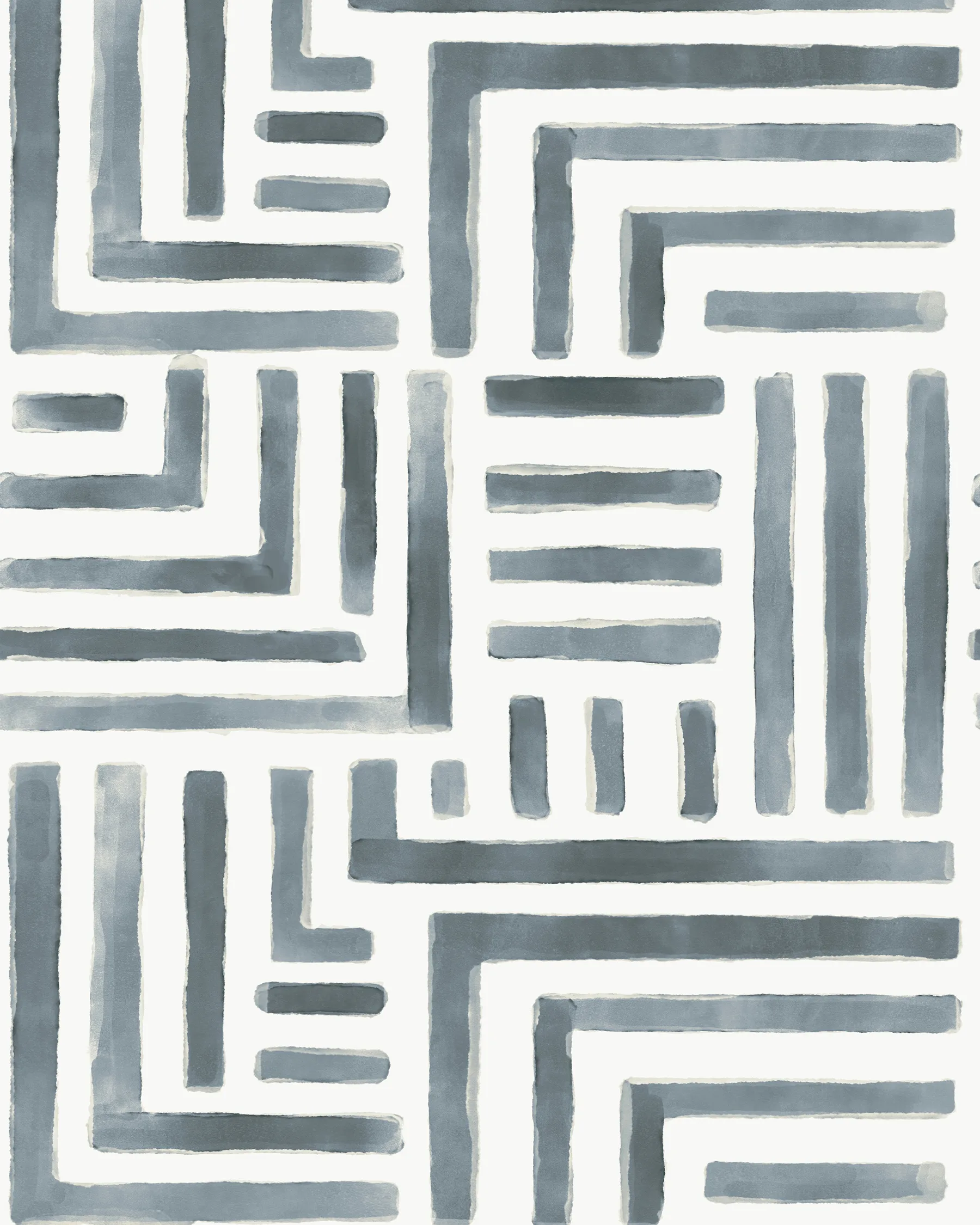 Kravet Design Lemieux Et Cie Signature Wallcovering W4429 in White & Blue (W4429.5.0)
