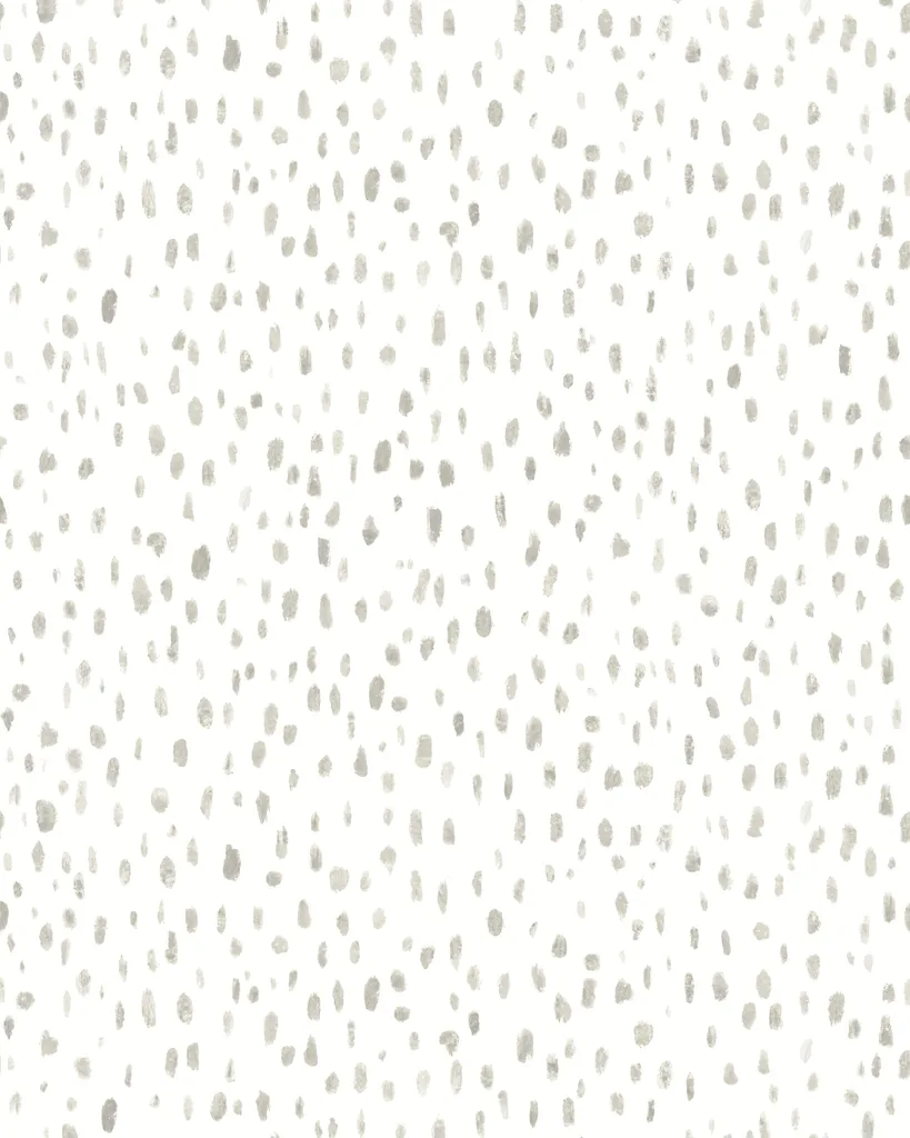Kravet Design Lemieux Et Cie Signature Wallcovering W4432 in White & Grey (W4432.11.0)