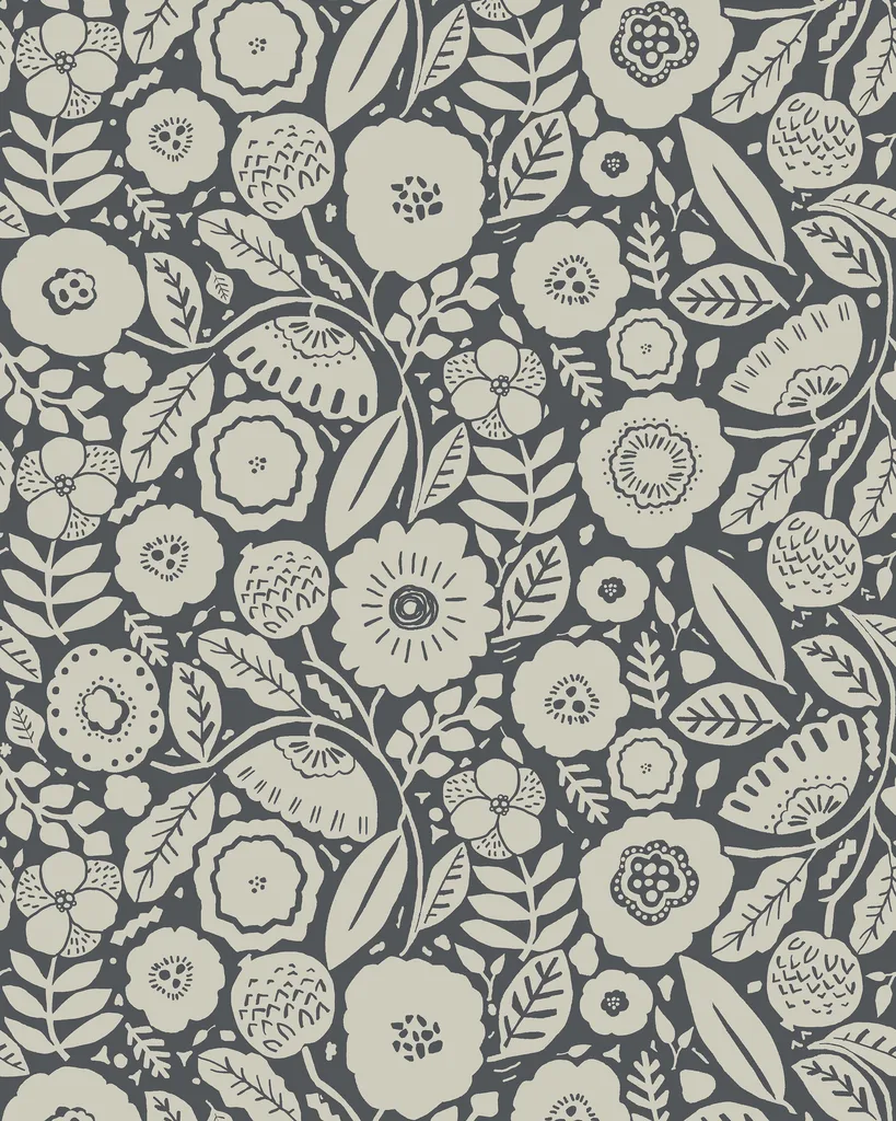Kravet Design Lemieux Et Cie Signature Wallcovering W4433 in Grey & Charcoal (W4433.21.0)