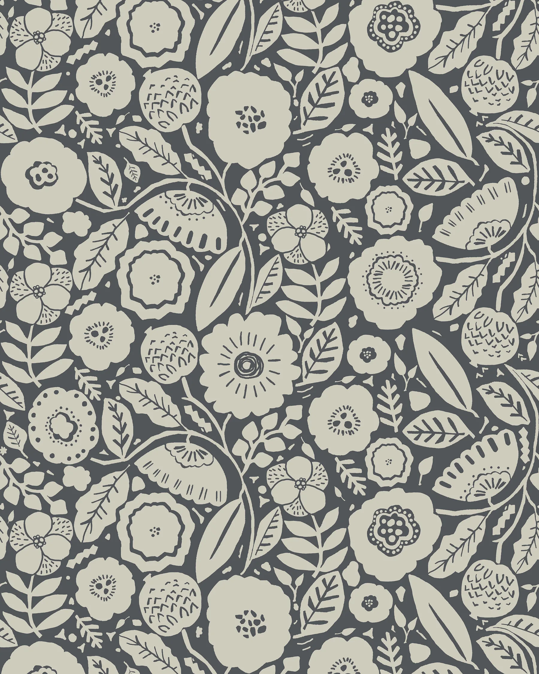 Kravet Design Lemieux Et Cie Signature Wallcovering W4433 in Grey & Charcoal (W4433.21.0)