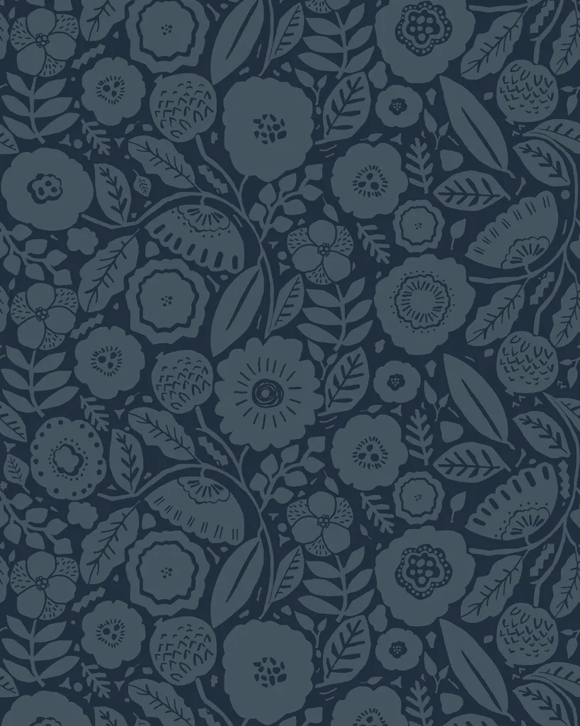Kravet Design Lemieux Et Cie Signature Wallcovering W4433 in Blue & Indigo (W4433.5.0)