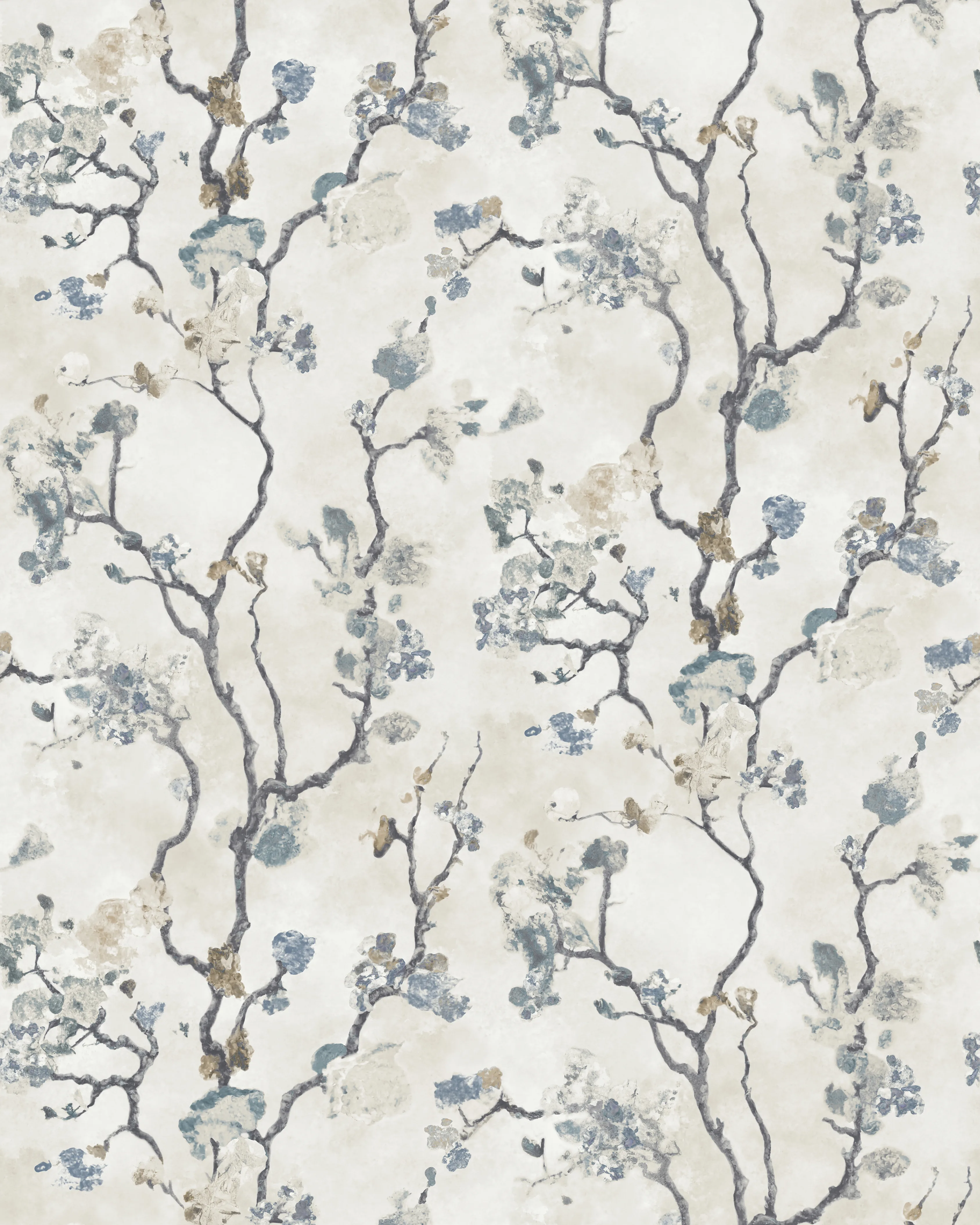 Kravet Design Lemieux Et Cie Signature Wallcovering W4435 in White & Blue (W4435.5.0)