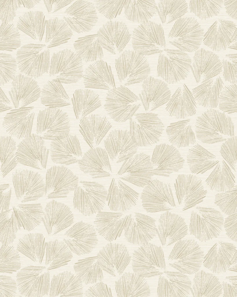 Kravet Design Lemieux Et Cie Signature Wallcovering W4436 in White & Beige (W4436.16.0)