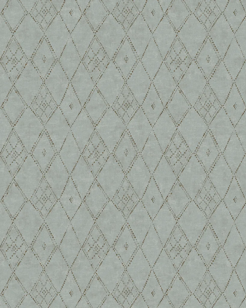 Kravet Design Lemieux Et Cie Signature Wallcovering W4438 in Teal & Brown (W4438.35.0)