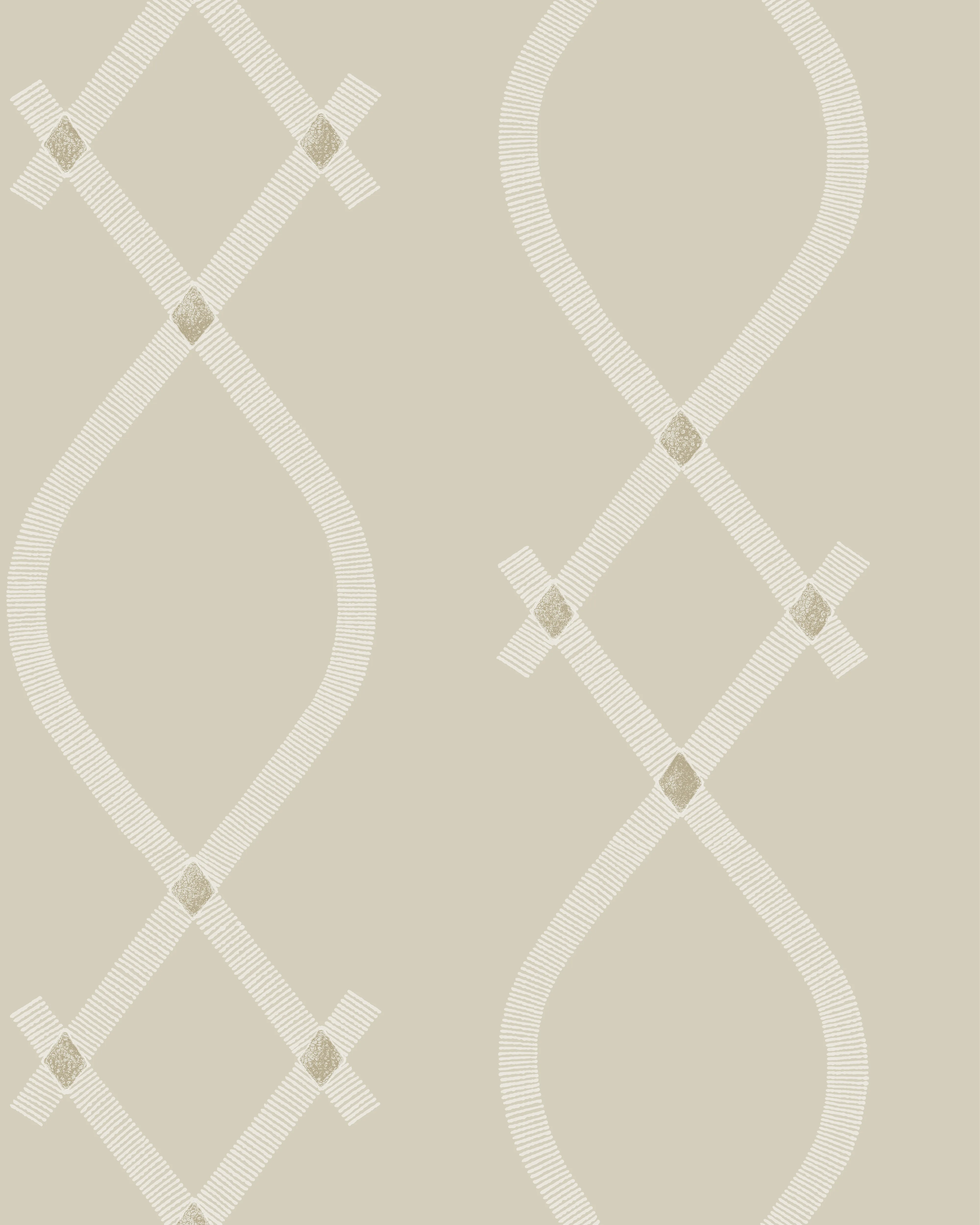 Kravet Design Ronald Redding Tea Garden Second Edition W4447 in Beige & Gold (W4447.16.0)