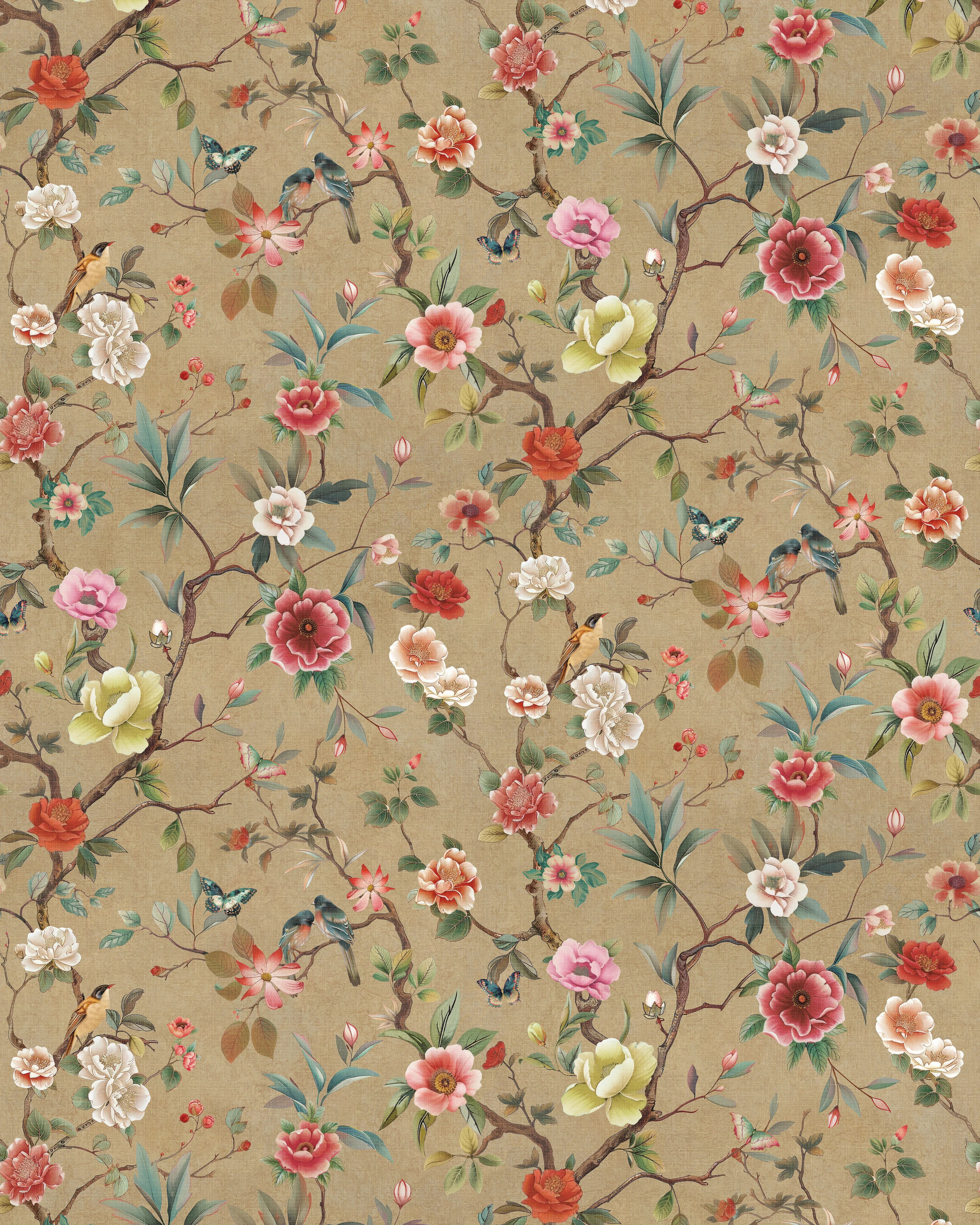 Kravet Design Ronald Redding Tea Garden Second Edition W4448 in Beige & Multi (W4448.1617.0)