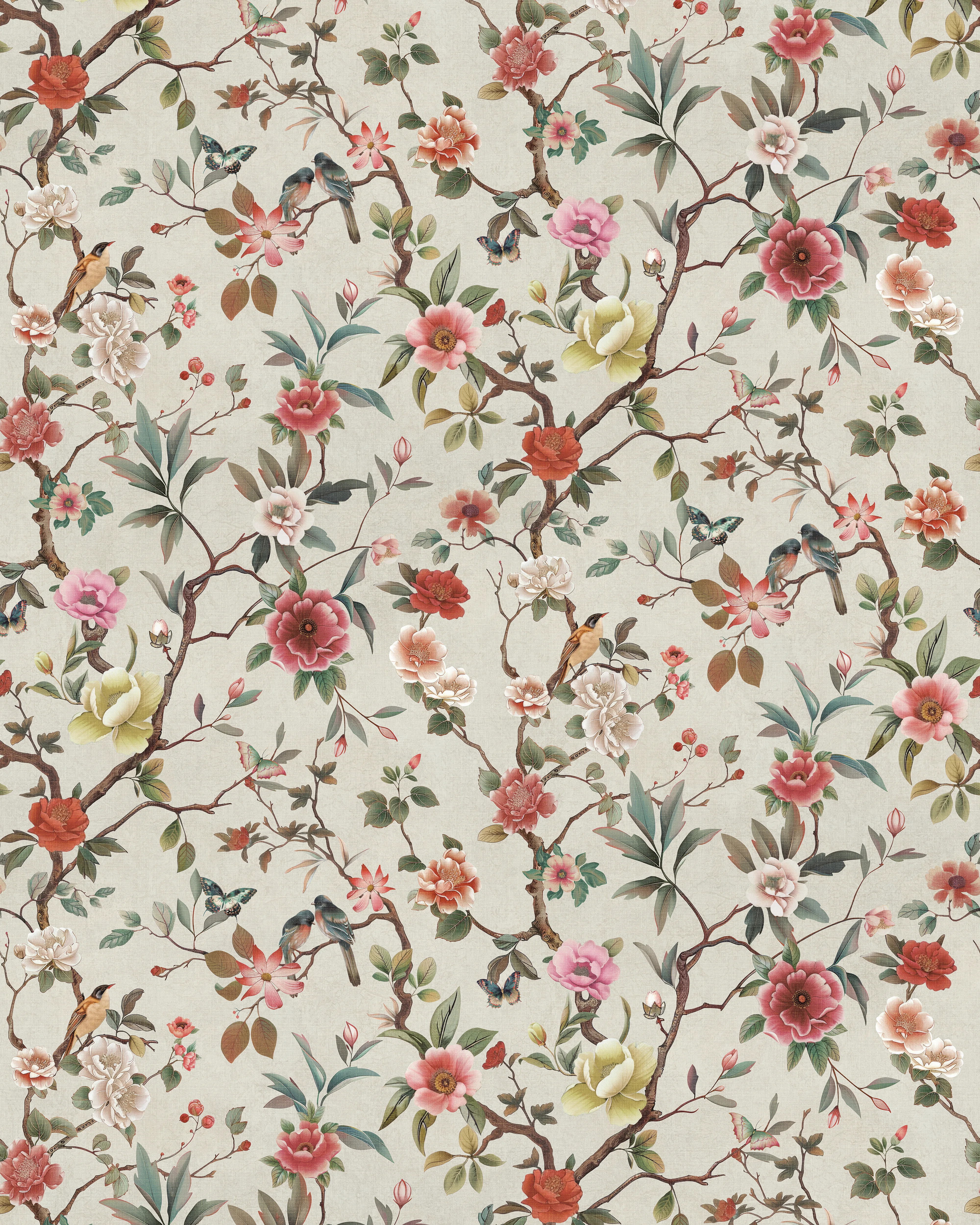 Kravet Design Ronald Redding Tea Garden Second Edition W4448 in Light Grey & Multi (W4448.1619.0)