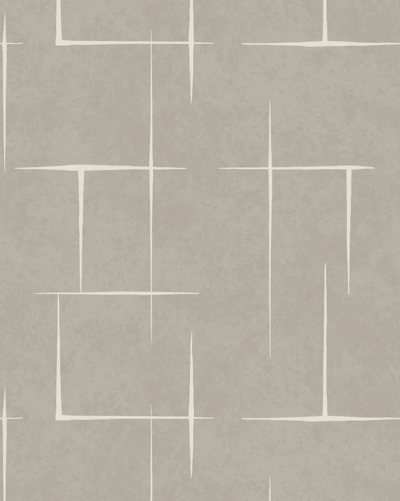 Kravet Design Ronald Redding Tea Garden Second Edition W4450 in Taupe & White (W4450.106.0)