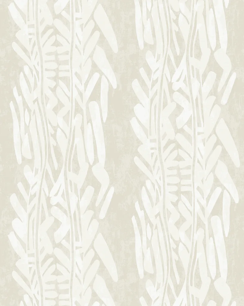 Kravet Design Ronald Redding Tea Garden Second Edition W4451 in Beige & White (W4451.161.0)