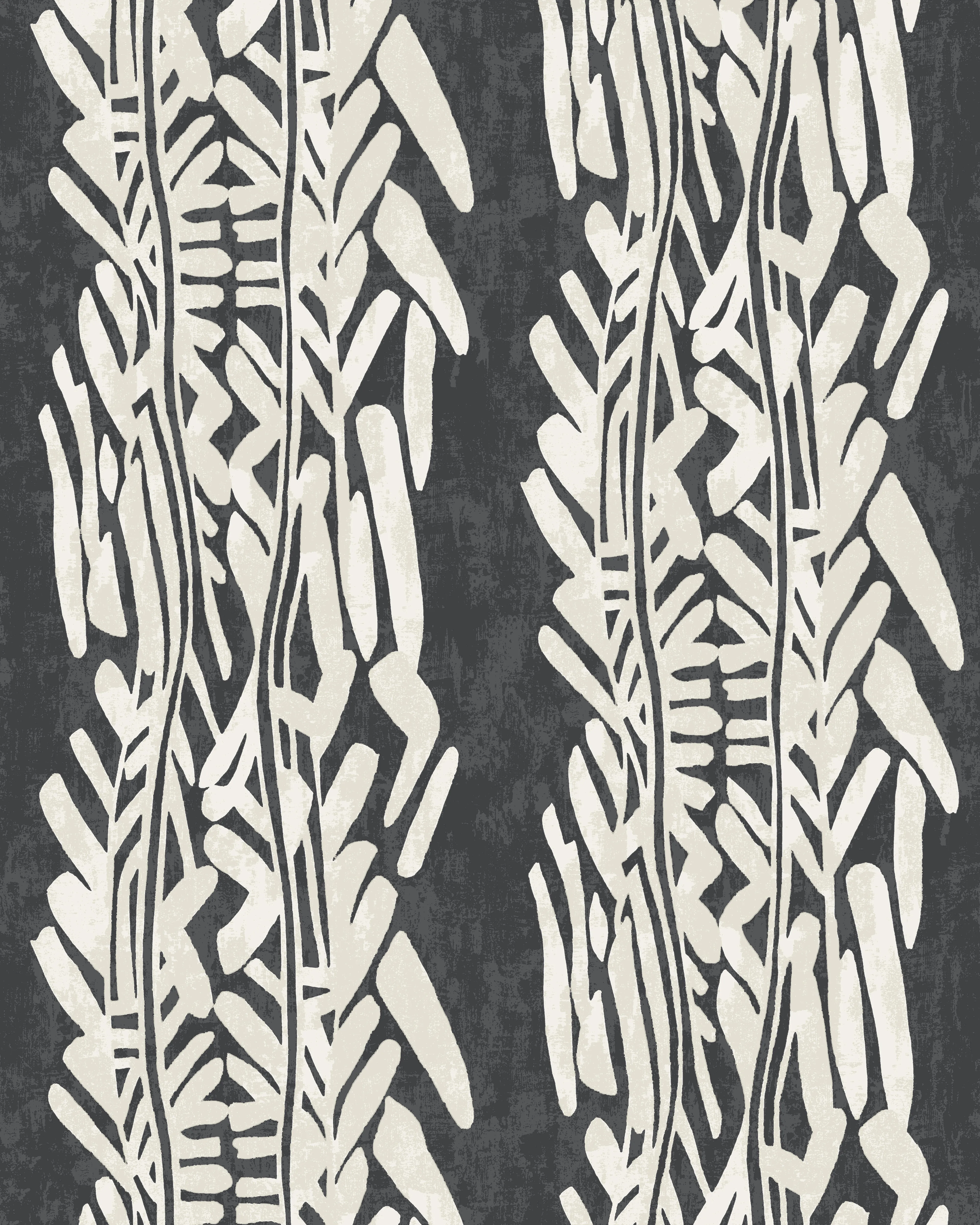 Kravet Design Ronald Redding Tea Garden Second Edition W4451 in Black & White (W4451.81.0)