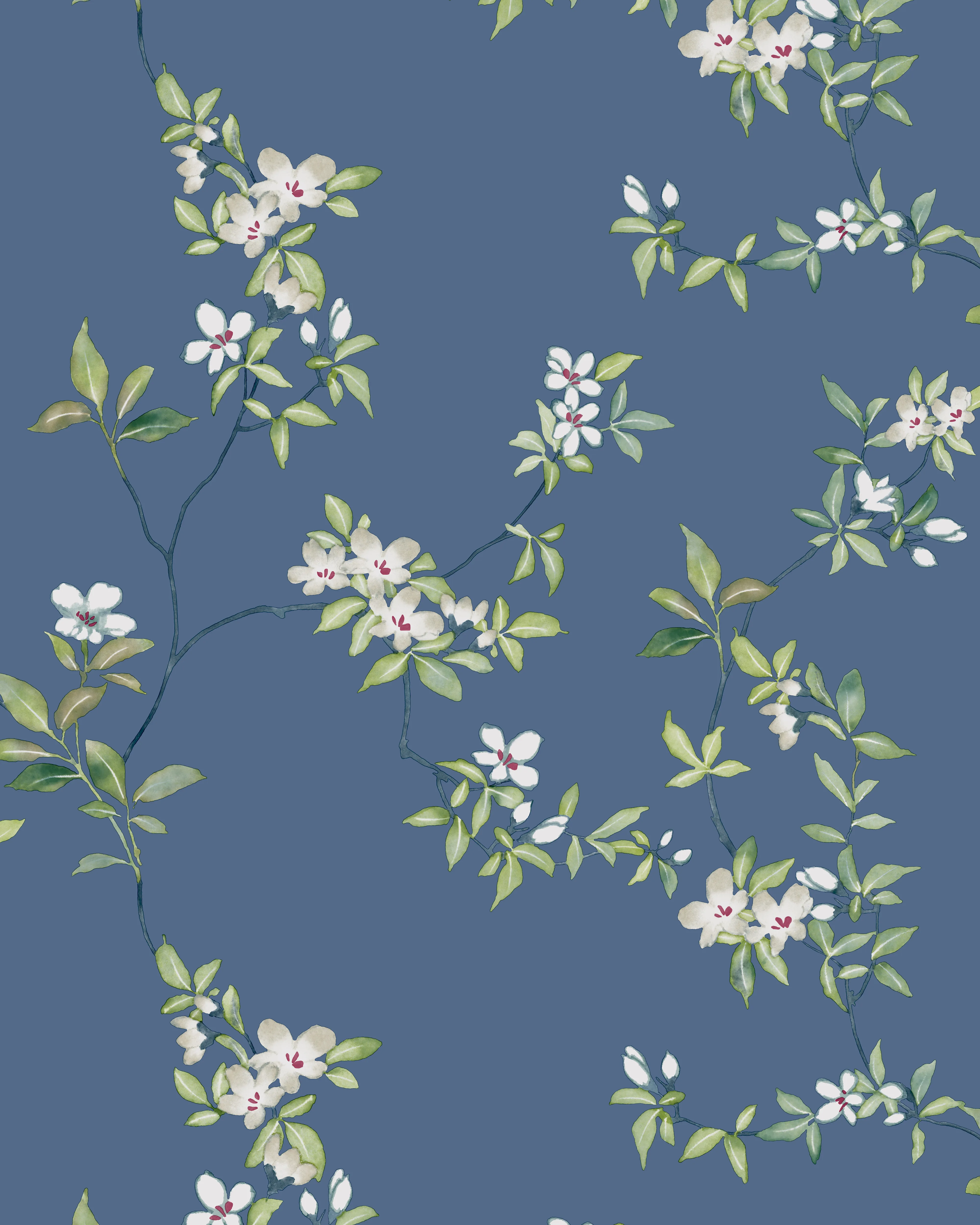 Kravet Design Ronald Redding Tea Garden Second Edition W4452 in Blue & Green (W4452.505.0)
