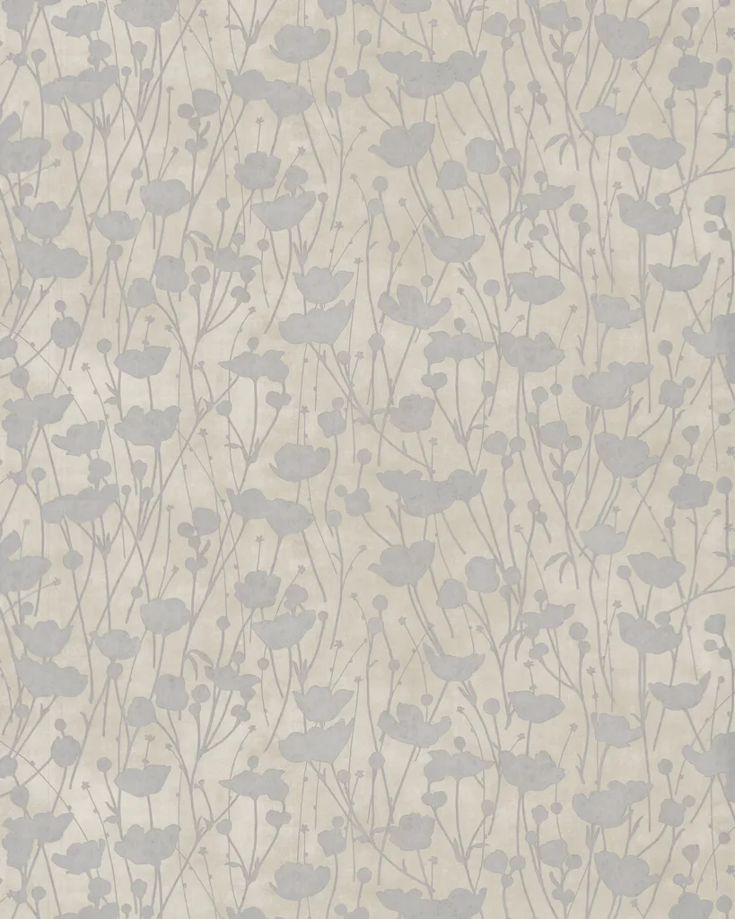 Kravet Design Ronald Redding Tea Garden Second Edition W4455 in Silver & Beige (W4455.11.0)