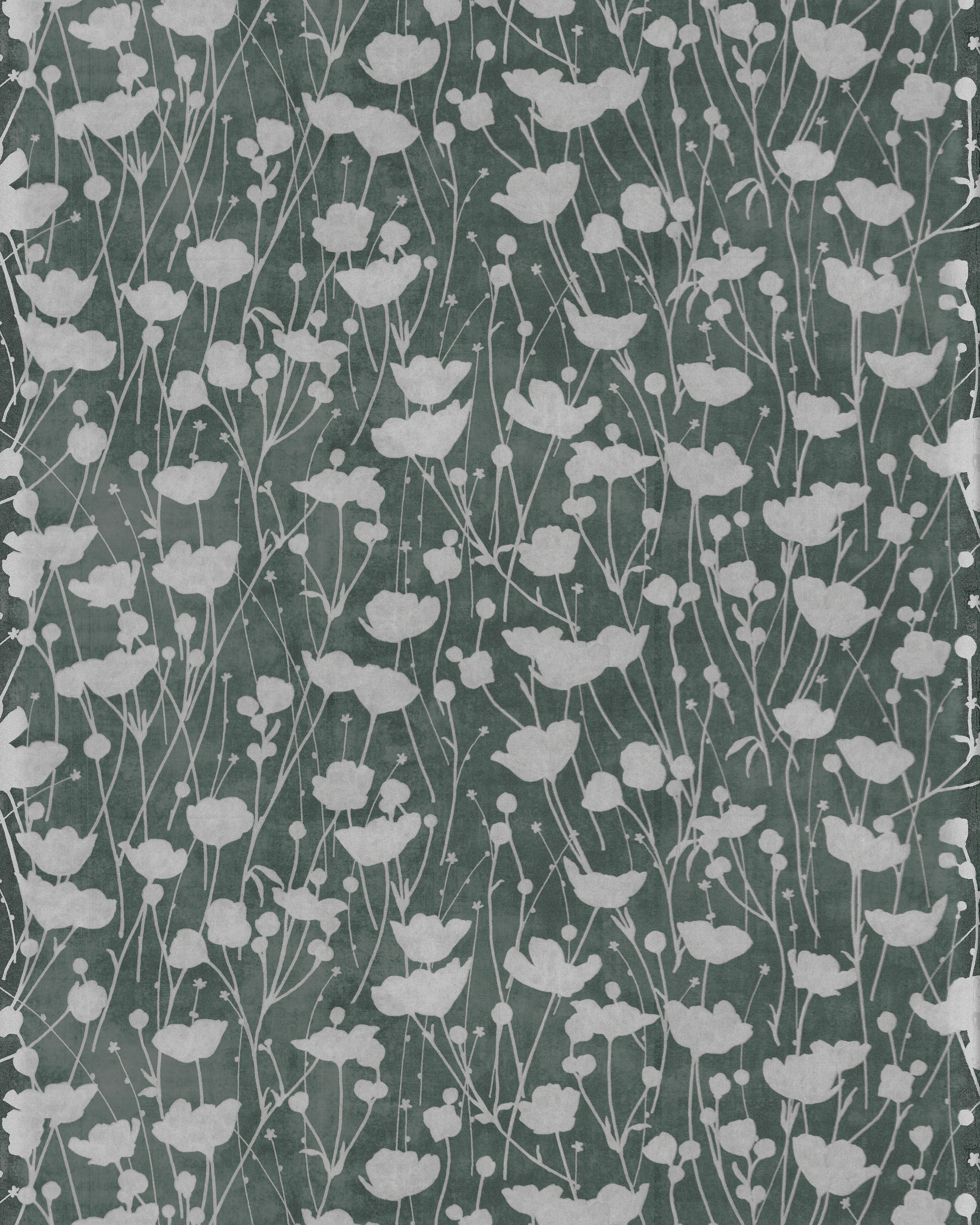Kravet Design Ronald Redding Tea Garden Second Edition W4455 in Green & Silver (W4455.3.0)