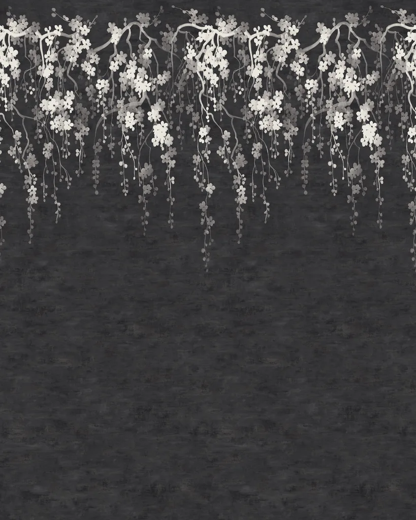 Kravet Design Ronald Redding Tea Garden Second Edition W4456 in Black & White (W4456.81.0)