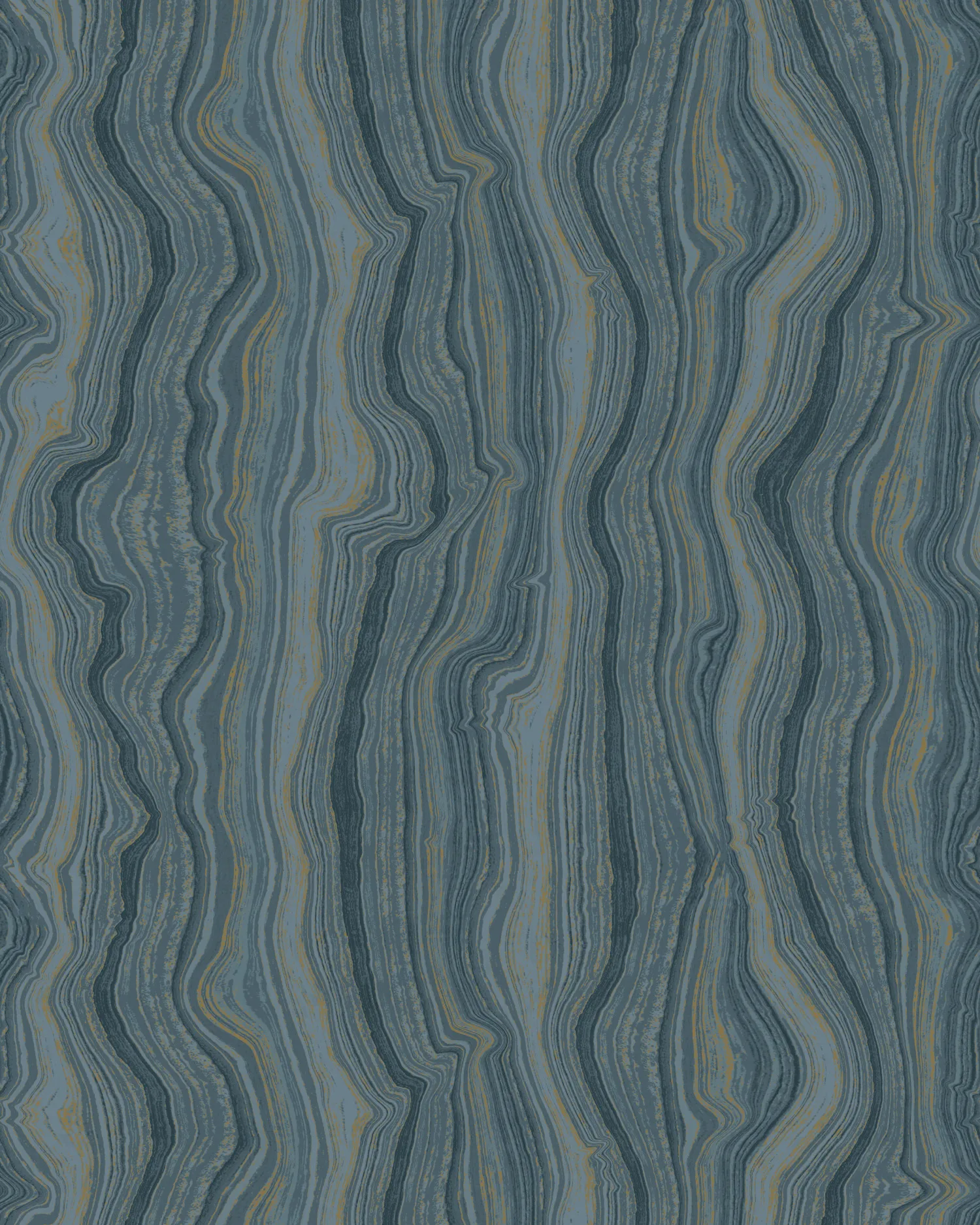 Kravet Design Candice Olson Decadence Ii W4459 in Blue & Gold (W4459.54.0)