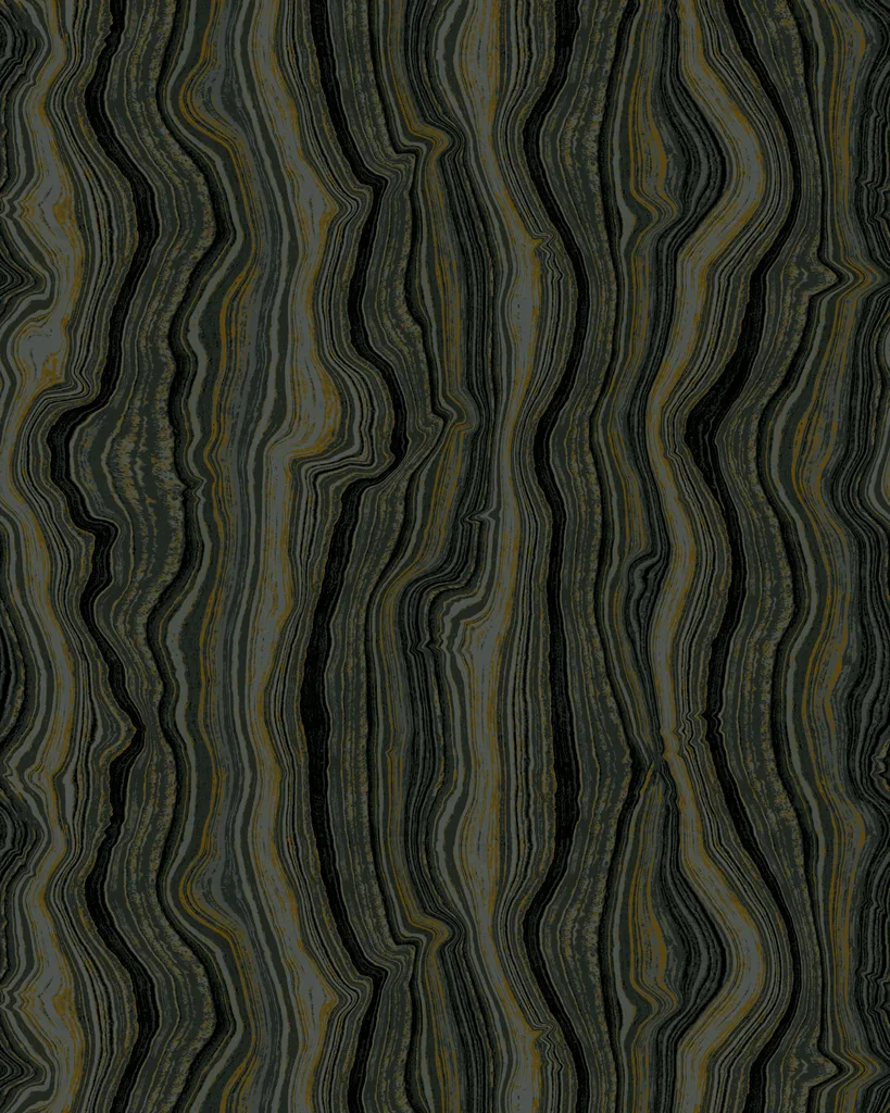 Kravet Design Candice Olson Decadence Ii W4459 in Black & Gold (W4459.84.0)