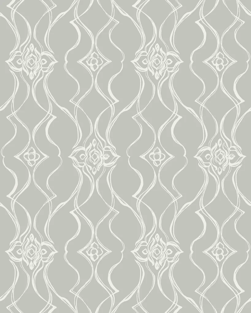 Kravet Design Candice Olson Decadence Ii W4464 in Grey & White (W4464.1101.0)