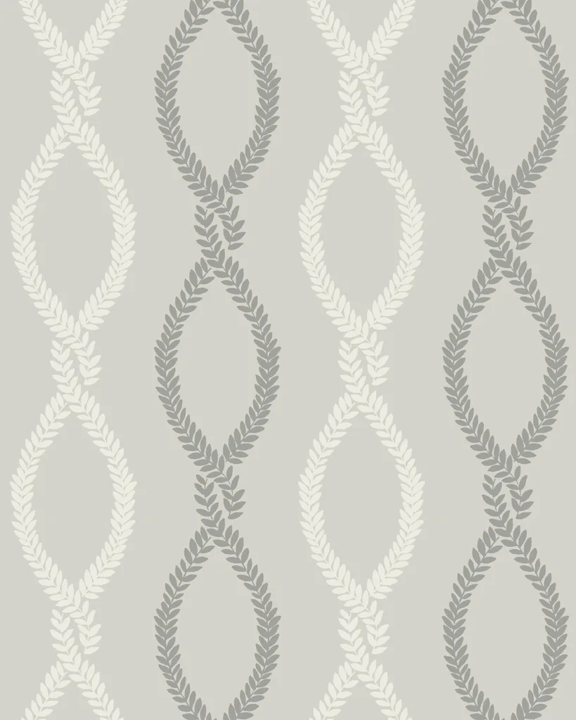 Kravet Design Antonina Vella Jardin W4483 in Taupe & White (W4483.11.0)