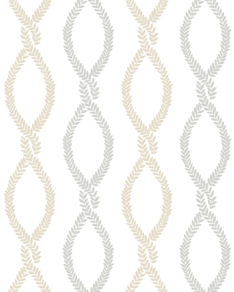 Kravet Design Antonina Vella Jardin W4483 in White & Beige (W4483.16.0)