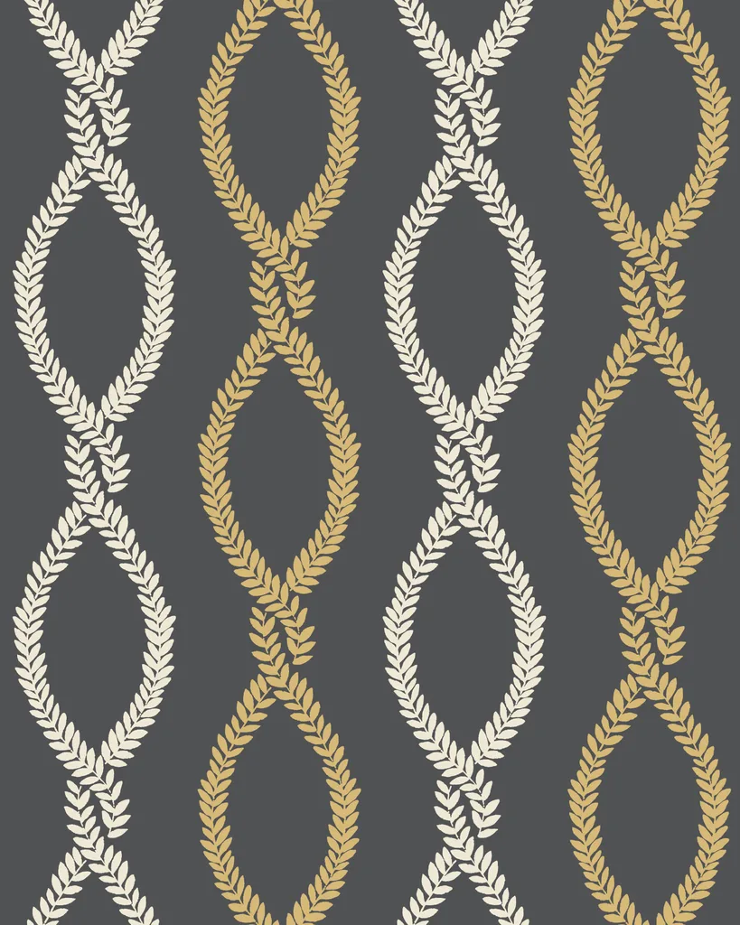 Kravet Design Antonina Vella Jardin W4483 in Black & White (W4483.84.0)