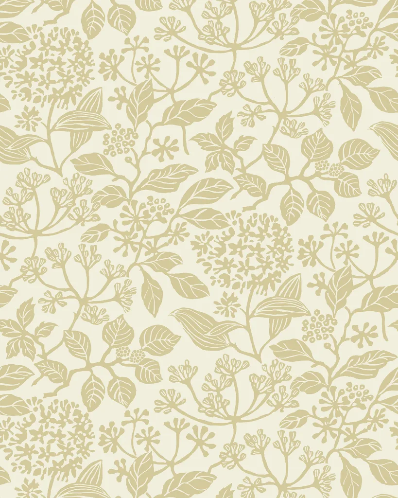 Kravet Design Antonina Vella Jardin W4485 in Ivory & Yellow (W4485.14.0)
