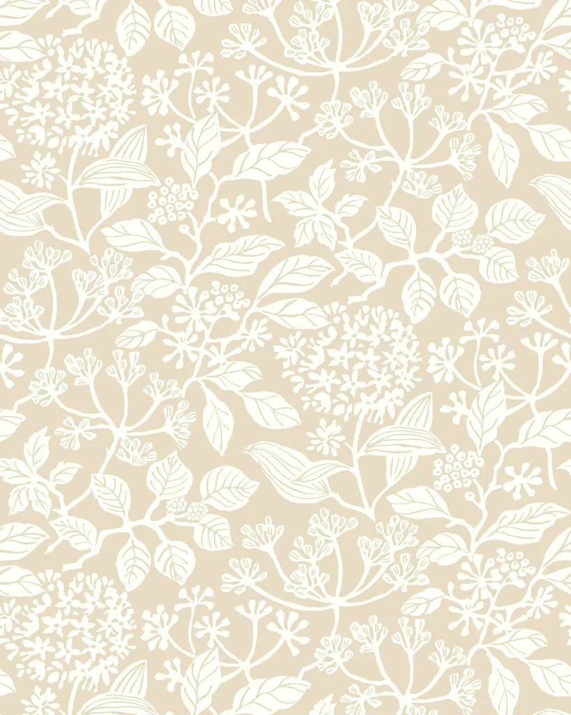 Kravet Design Antonina Vella Jardin W4485 in Beige & White (W4485.16.0)