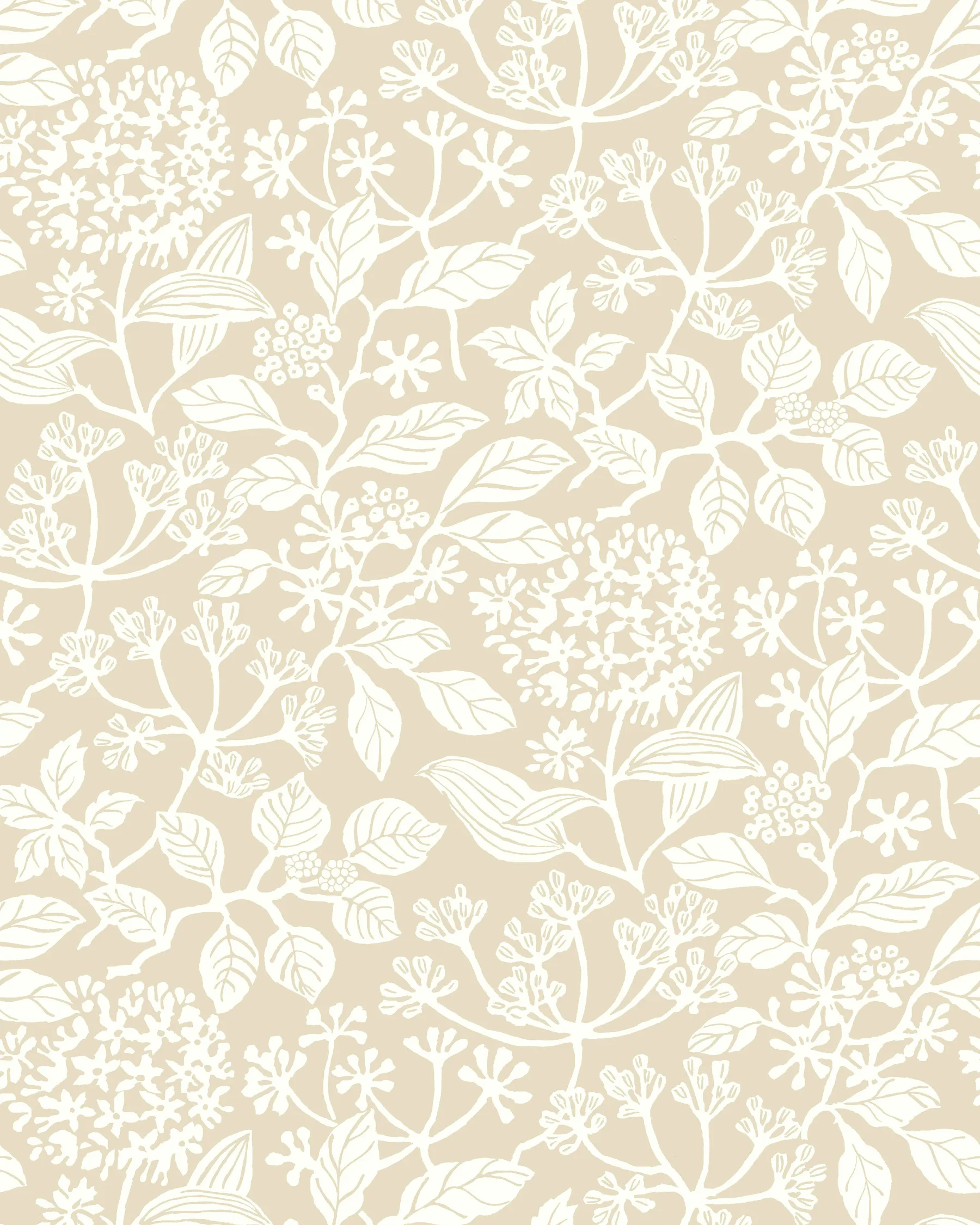 Kravet Design Antonina Vella Jardin W4485 in Beige & White (W4485.16.0)