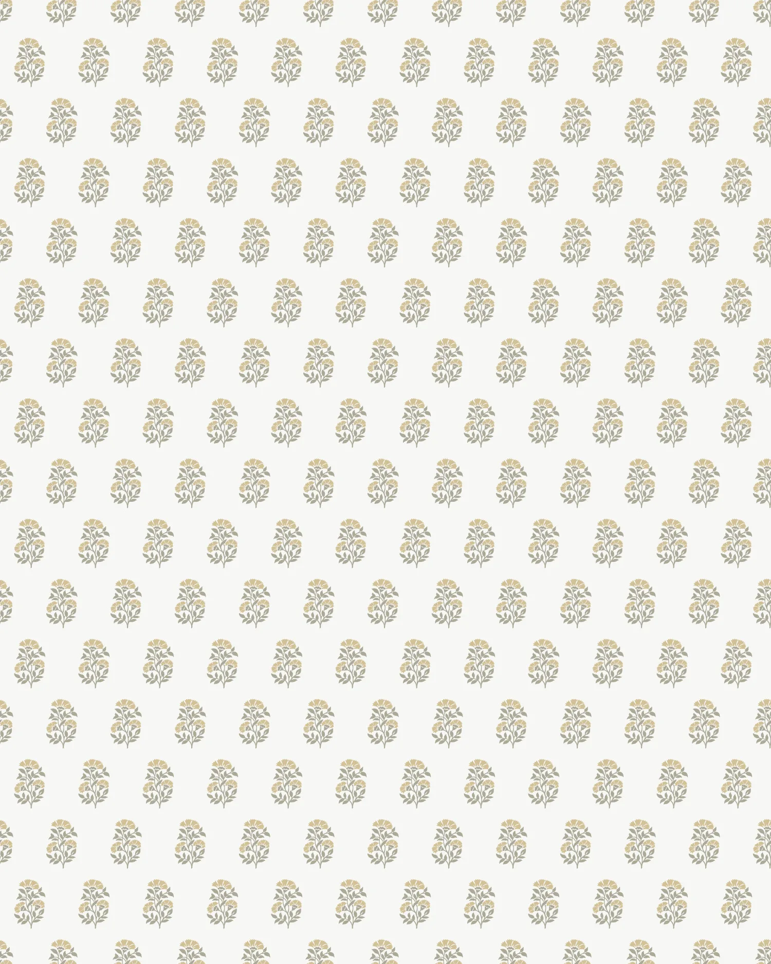 Kravet Design Antonina Vella Jardin W4489 in White & Khaki (W4489.11.0)