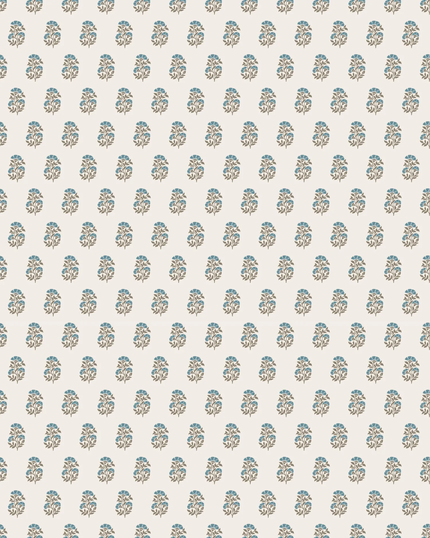 Kravet Design Antonina Vella Jardin W4489 in White & Blue (W4489.511.0)