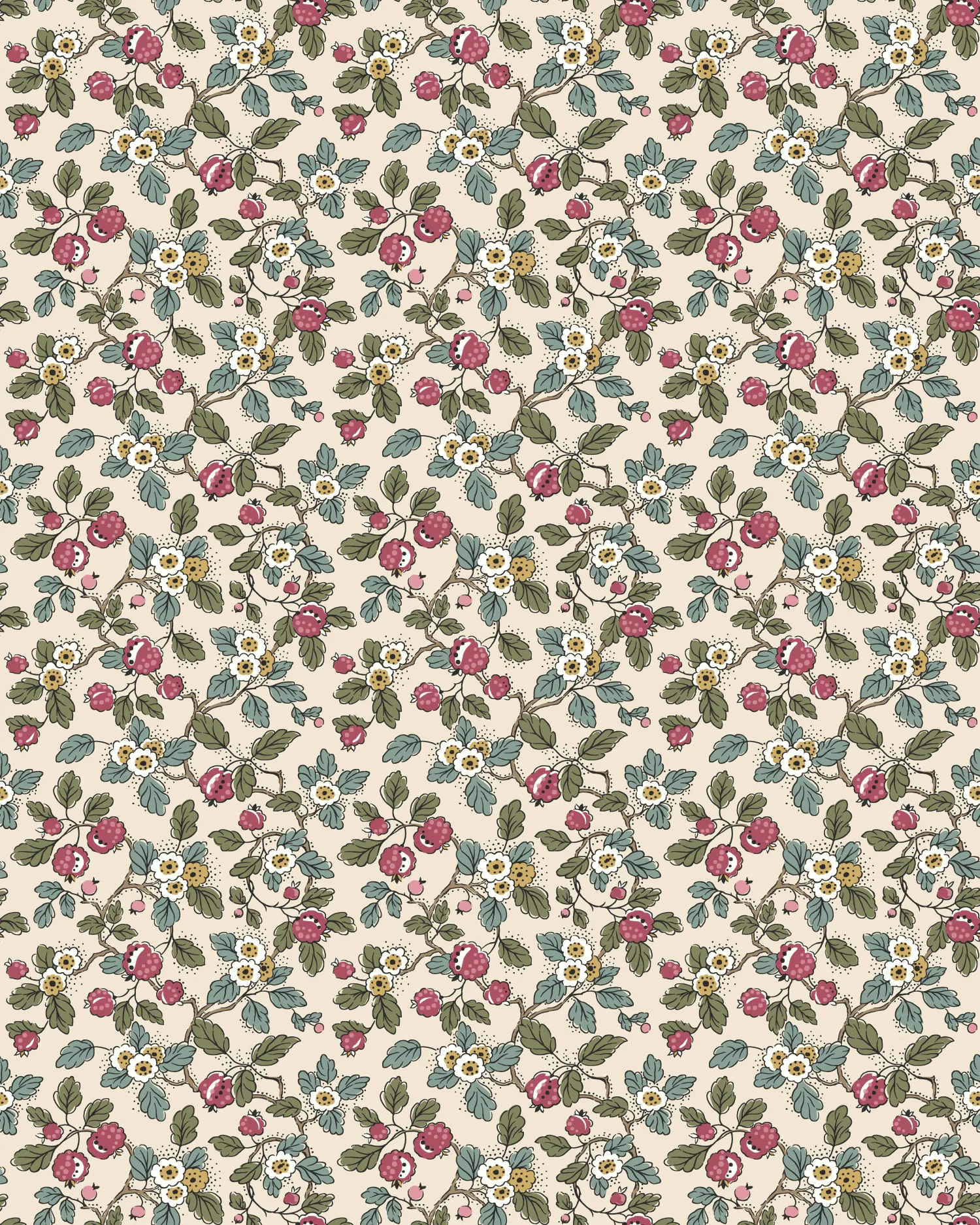 Kravet Design Antonina Vella Jardin W4492 in White & Multi (W4492.319.0)
