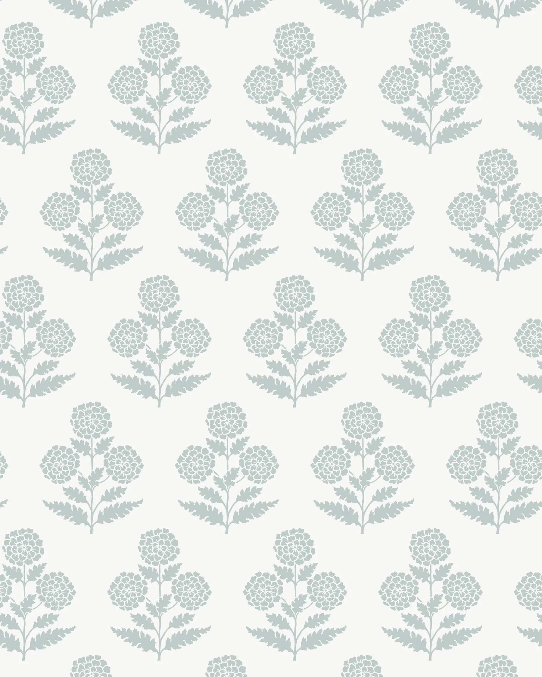 Kravet Design Antonina Vella Jardin W4494 in White & Grey (W4494.15.0)