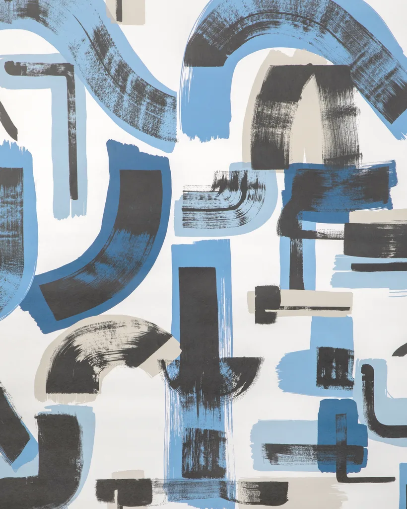 Lee Jofa Modern Bleecker Paper in Capri/Navy (GWP-3738.155.0)