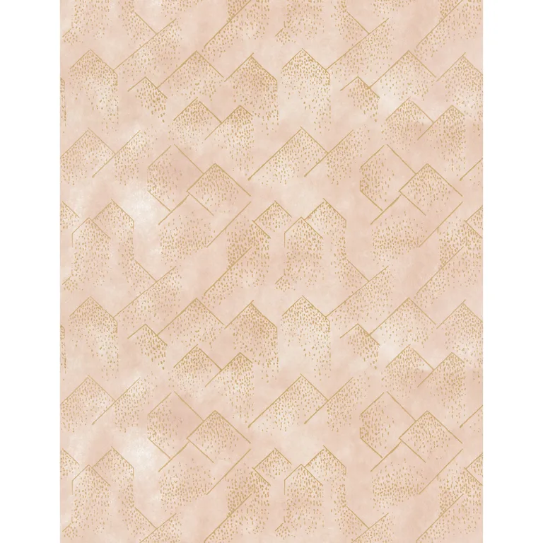 Lee Jofa Modern Brink Paper in Blush/Gold (GWP-3703.174.0)