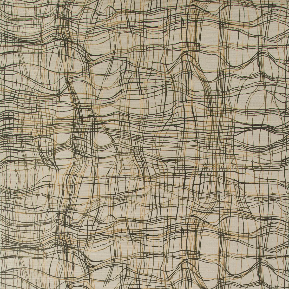 Lee Jofa Modern Entangle Paper in Charred (GWP-3716.168.0)