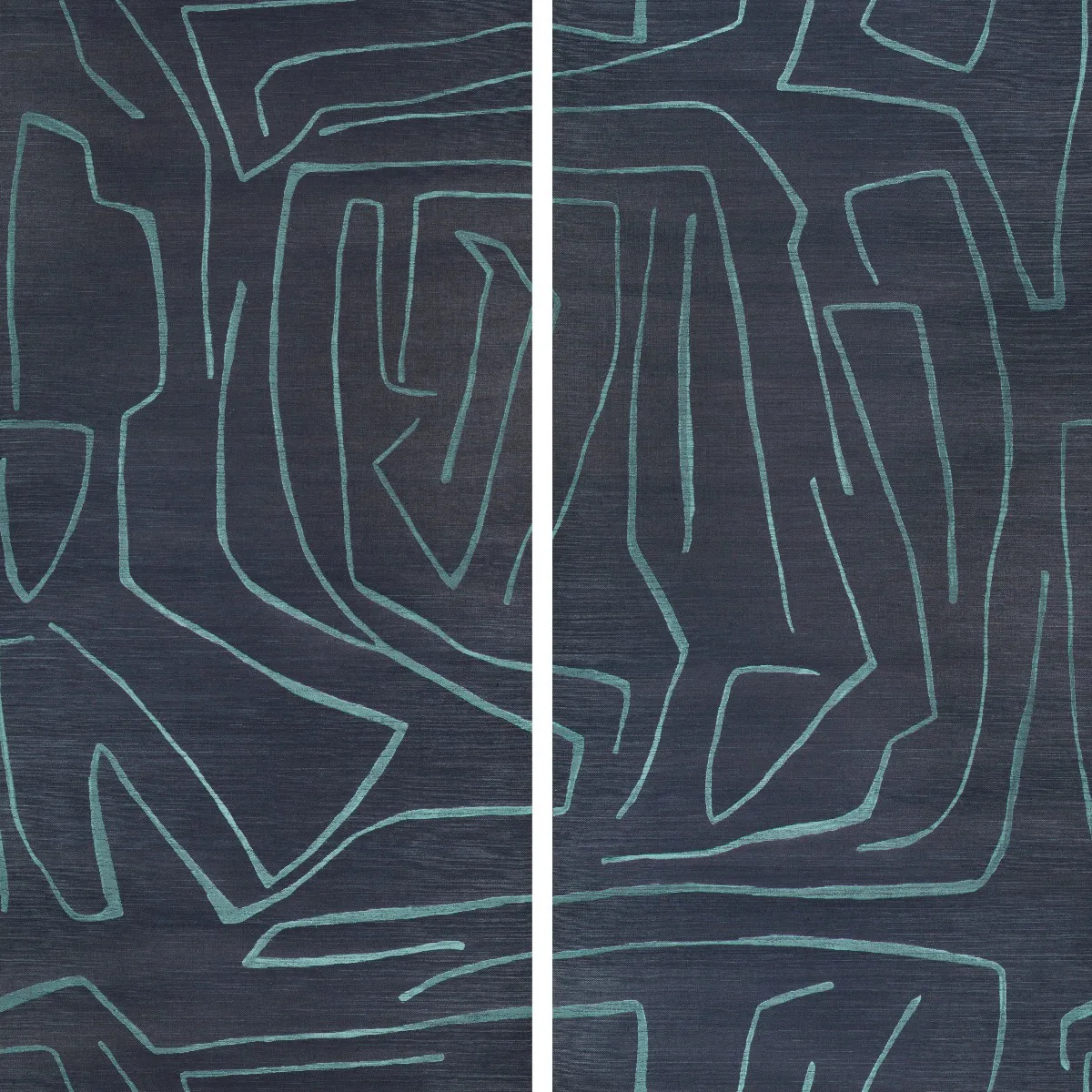 Lee Jofa Modern Graffito Ii in Navy (GWP-3720.505.0)