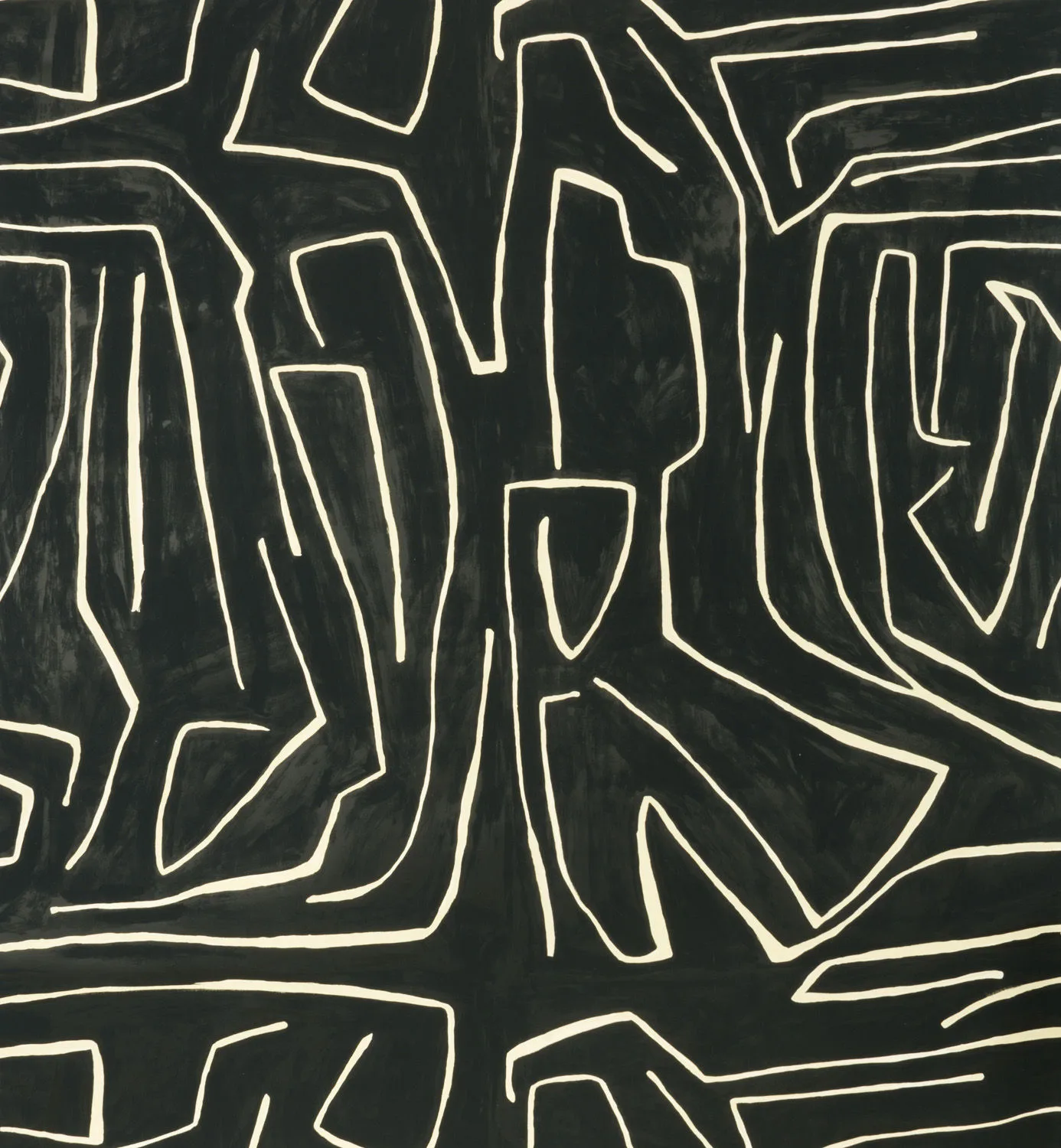 Lee Jofa Modern Graffito in Onyx/Beige (GWP-3501.816.0)