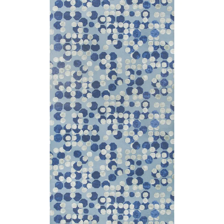 Lee Jofa Modern Hex Paper in Marine (GWP-3724.505.0)