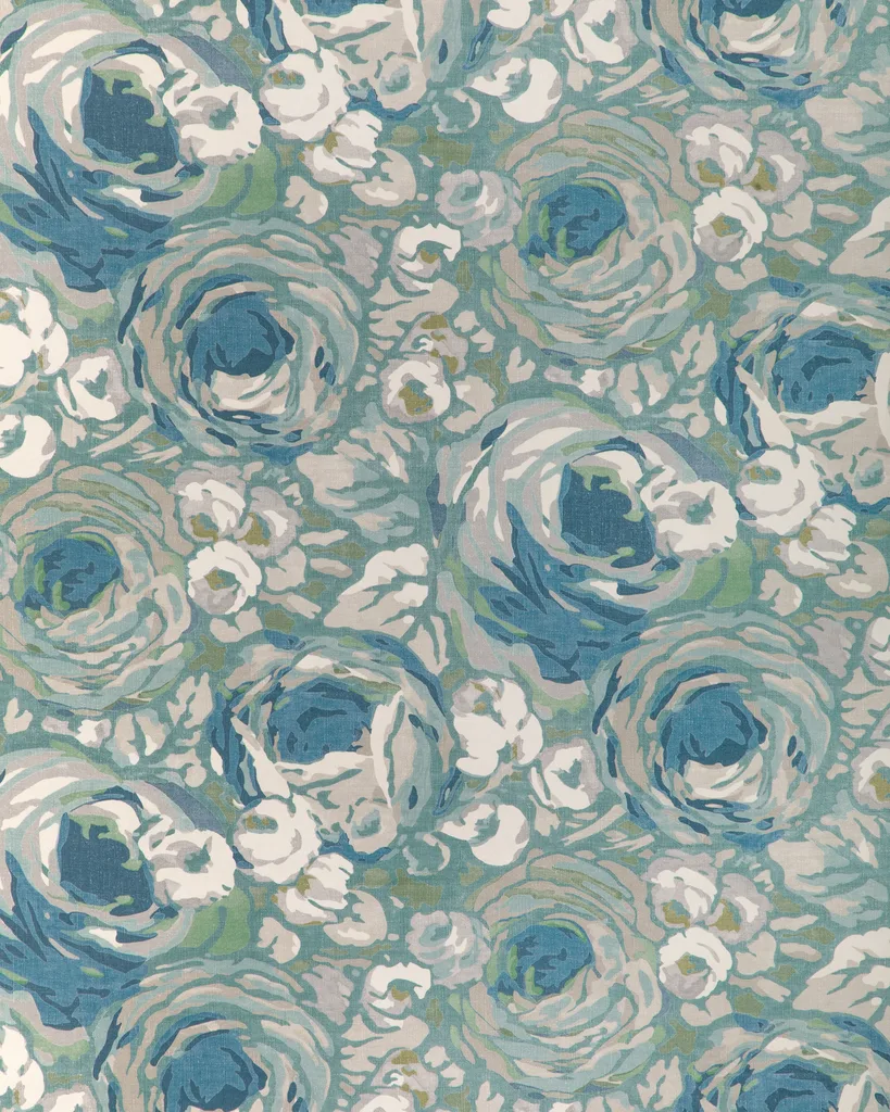 Lee Jofa Modern Orchard Paper in Aqua/Stone (GWP-3735.1311.0)