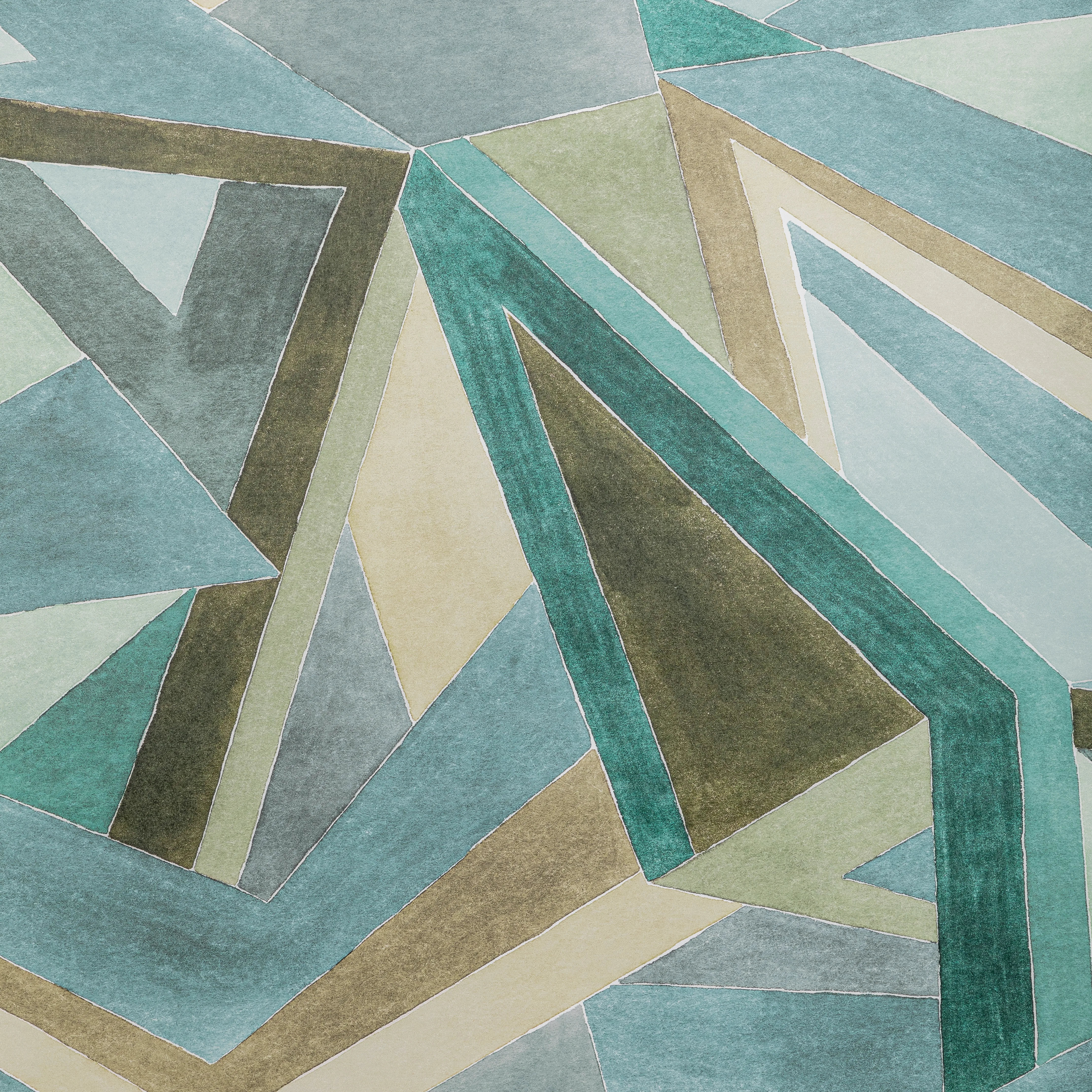 Lee Jofa Modern Roulade Paper in Aqua/Dune (GWP-3727.635.0)